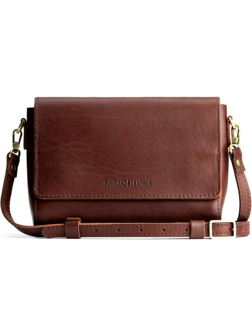 Stylish Full-Grain Leather Crossbody Bag for Women - Versatile & Chic Design